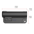 Miniatyrbillede 5 af 5: USB-genopladelige cykellys lommelygte LED forlygte forreste baglygte vej