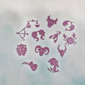 Miniatyrbillede 5 af 5: Kulstofstål Constellation Tegn Skæredør Embossing Skabelon Skimmel Diy