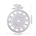 Miniatyrbillede 4 af 5: Ur Metal Die Cuts Ur Metal Skæredør DIY Håndværk Kulstofstål Præget