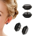 Miniatyrbilde 2 av 5: 2 stk 18g (1,2 mm) ørepropper 00g (10 mm) akryl falske ørepropper taper stretcher