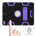 Miniatyrbilde 5 av 5: Lilla for Apple iPad 4 deksel deksel støtsikker kul gummi stativ