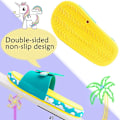 Miniatyrbild 2 av 5: Pojkar Flickor Enhörning Slide Sandaler Söta Halkfria Cartoon Barn Tofflor Barn Strand Pool Vattenskor För Småbarn green dinosaur 8.5-9 toddler