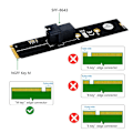 Pikkukuva 3 / 5: U2-liitäntä SFF-8639 (u.2) M.2 NVMe NGFF -avaimeen M-avaimeen M2-sovitin