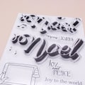 Miniatyrbilde 4 av 5: Juleklare silikonstempler blokker for DIY scrapbooking papirhåndverk
