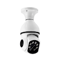 Miniatyrbild 1 av 5: Smart Home Nattseende Automatisk Människo Spårning 4x Digital Zoom E27 Glödlampa Kamera