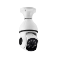 Miniatyrbillede 1 af 5: E27 Pære Kamera Automatisk Human Tracking Tovejs Audio Talk IP Kamera Wifi