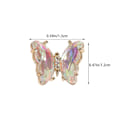 Miniatyrbillede 2 af 2: Sommerfugl Neglekunst Stud Rhinestones Krystal, 3D Krystal Sommerfugl Negle Charms