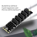 Miniatyrbild 5 av 5: För M.2 B-key Sata till Sata3 Controller-kort 6g Intern Adapter Konverter