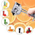 Miniatyrbillede 2 af 4: Citronpresser, manuel frugtpresser, frugtsaftpresser, kraftig aluminium