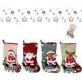 Miniatyrbilde 1 av 4: 4pccs Tradisjonelle julestrømper, julejulestrømper, hengende julestrømper, personlige julestrømper, julestrømper