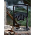 Miniatyrbillede 2 af 5: Log Splitter - Robust Trækløver, Støbejern Manuel Protokoll Splitter, Træ 19.2cm