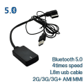 Pikkukuva 3 / 3: Bluetooth-langaton vastaanotin Ami Mmi Mdi 2g 3g langaton Bluetooth 50 Aux-kaapeli äänensovitin yhteensopiva A1/a3/a4/a5/s1
