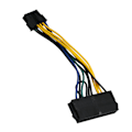 Miniatyrbillede 2 af 2: 2 X Atx 24-pin til 10-pin strømforsyningsadapterkabel til bundkort 135mm