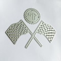 Miniatyrbillede 3 af 5: National Flag Cutting Dies Stencil Scrapbook Album Paper Card Embossing