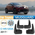 Miniatyrbild 5 av 5: Stänkskydd för Toyota C-HR 2017-2022 Chr Stänkskydd Stänkskydd Fram Bak Hjul Fender Tillbehör Bilstyling