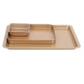 Miniatyrbild 2 av 5: Bakplåtsset, Non-stick kakformset Professionell bakplåt, Bakform Rektangulär kakform F