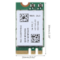 Pikkukuva 5 / 5: Kevyt langaton sovitinkortti Qca9377 Qcnfa435 802.11ac 2.4g/5g Ngff