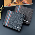 Miniatyrbillede 3 af 5: Elegant Minimalistisk Tegnebog med Flere Rum og Slidstærkt Kort Etui black