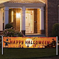 Miniatyrbillede 2 af 5: 98x 19 Stor Glad Halloween Banner Lang Halloween Udendørs Dekoration Banner