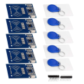 Miniatyrbild 1 av 5: RFID-kit RC522 med läsare, chip och kort 13,56 MHz SPI-kompatibel med kompatibel Arduino och kompatibel Raspberry Pi