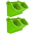 Miniatyrbillede 4 af 4: Vertikal Planter, Stakbar Væg Planter, Plantning Selv-vanding Vedhæng Krukke Pot Pot Af Blomst Plante Pot Til Indendørs Have Udendørs Grøn 2stk 2stk