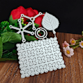Miniatyrbillede 5 af 5: Blad Blomster Metal Die Cuts Diy Scrapbooking Dekorative Prægningspapir Kort