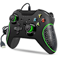 Miniatyrbilde 1 av 5: Kablet kontroller One Dual Vibration Usb kablet spillkontroller Gamepad