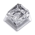 Miniatyrbilde 1 av 5: 1 stk Resin Bakgrunnsbelyst Sølvfolie Keycap Oem Profil Diy Tilpasset Keycap R4 Høyde