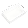 Miniatyrbild 5 av 5: 10 st/förpackning Genomskinligt skyddande fodral Transparent spelkassettbox för Snes