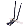 Miniatyrbilde 2 av 5: Trådløst kort til Pcie-1x til Ngff-ekey Pcie bærbar PC Wifi Wlan-kortadapter
