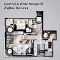 Pikkukuva 5 / 5: Tuya Zigbee 3.0 Gateway Hub Langaton Älykodin Silta Smart Life Kaukosäädin