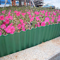 Miniatyrbild 3 av 5: Trädgård gräsmatta plast flexibel staket stig gräs vägg kant kant blomma skydd