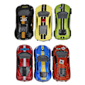 Miniatyrbillede 1 af 5: 6 stk. 1:64 Legering Bil Legetøj Simulering Racing Bil Model Børn Børn PullBack Bil Legetøj (PullBack Bil Sæt )