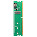 Miniatyrbild 1 av 5: Intern för M.2 Sata 500mb/s för M.2 Ngff- styrkort för stationärt stöd