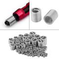 Miniatyrbilde 3 av 5: 60 stk rustfritt stål gjenge reparasjonssett M3 M4 M5 M6 M8 M10 M12