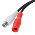 Miniatyrbild 5 av 5: Övervakningsmikrofon Rca-mikrofon för CCTV-säkerhetsmonitor Dvr-kamera