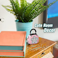 Miniatyrbild 2 av 3: Bärbar Bluetooth-högtalare rosa färg, lätt minihögtalare med kraftfullt ljud, inbyggd mikrofon, minihögtalare perfekt för sovrum, hem, för tjej