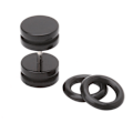 Miniatyrbilde 3 av 5: 2 stk 18g (1,2 mm) ørepropper 00g (10 mm) akryl falske ørepropper taper stretcher
