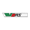 Miniatyrbild 1 av 5: 3D Metall VRS Logotyp Bil Frontgrill Emblem Badge Bagageutrymme Dekal För Skoda Octavia 3 2 A5 A7 Mk3 Mk2 Kodiaq Superb Fabia Tillbehör sticker new chrome