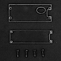 Miniatyrbilde 3 av 5: Transparent akrylbeskytter for Raspberry Pi Pico-kort