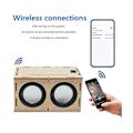 Miniatyrbillede 3 af 5: Byg-selv Bluetooth-højttalerboks elektronisk lydforstærker byg din egen bærbare trækasse Bluetooth-højttalerlyd