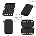 Miniatyrbilde 2 av 3: Flash-stasjonetui Usb-lagringsveske Usb-holder Oppbevaringspose for Usb-flash-stasjon Elektronisk tilbehørsarrangør for Usb-flash-stasjon, Usb-etui, Thumb Dri