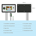 Miniatyrbilde 4 av 5: ZFX-W9002 Smart Termostat Digital Temperatur og Fuktighetskontroll Inkubator 360 Automatisk Eggvending