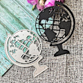 Miniatyrbild 4 av 5: 1 set Globe Metal Cutting Dies Handmade Stencil Mold Embossing Pattern