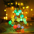 Miniatyrbilde 2 av 5: 10 LED-fargede ballonglys til jul, bryllup og fest
