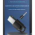 Miniatyrbilde 2 av 5: For PS5//PC Audio Adapter Bluetooth-kompatibel 5.0 Aux Sender Mottaker