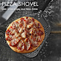 Pikkukuva 2 / 5: Reikälevyinen pizzalapio, 12 tuuman suorakaiteen muotoinen pizzalapio, kääntöpizzalapio, pizzalapio leivontaan