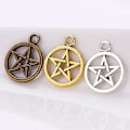 Pikkukuva 3 / 5: 30 kpl / sarja Magic Pentacle Hexagram Star suojeluamuletteja 3 väriä sekoitettu kynä