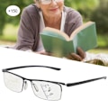 Pikkukuva 5 / 5: Anti Blue Rays Multifocal Reading Glasses for Visual Fatigue Relief +1.5 Musta