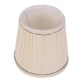 Miniatyrbillede 2 af 5: Sovesalgs Minimalistisk Skygge Tøj-håndværk Hængende Lampskærm Skal (beige)
